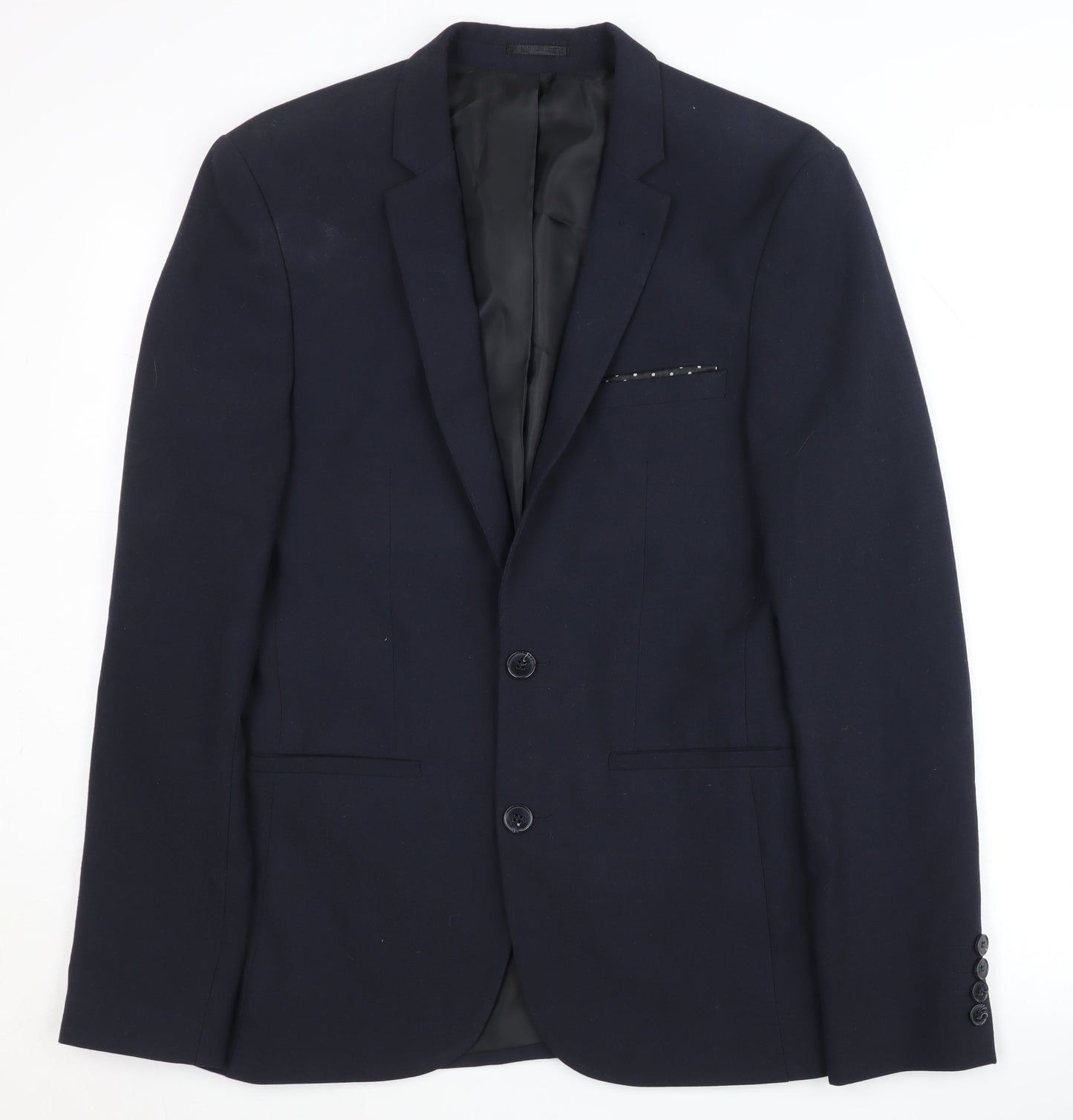 ASOS Men's Blue Slim Fit Blazer 38R Business