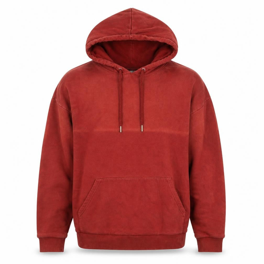 Mens UK Size M ASOS Red Pullover Hoodie