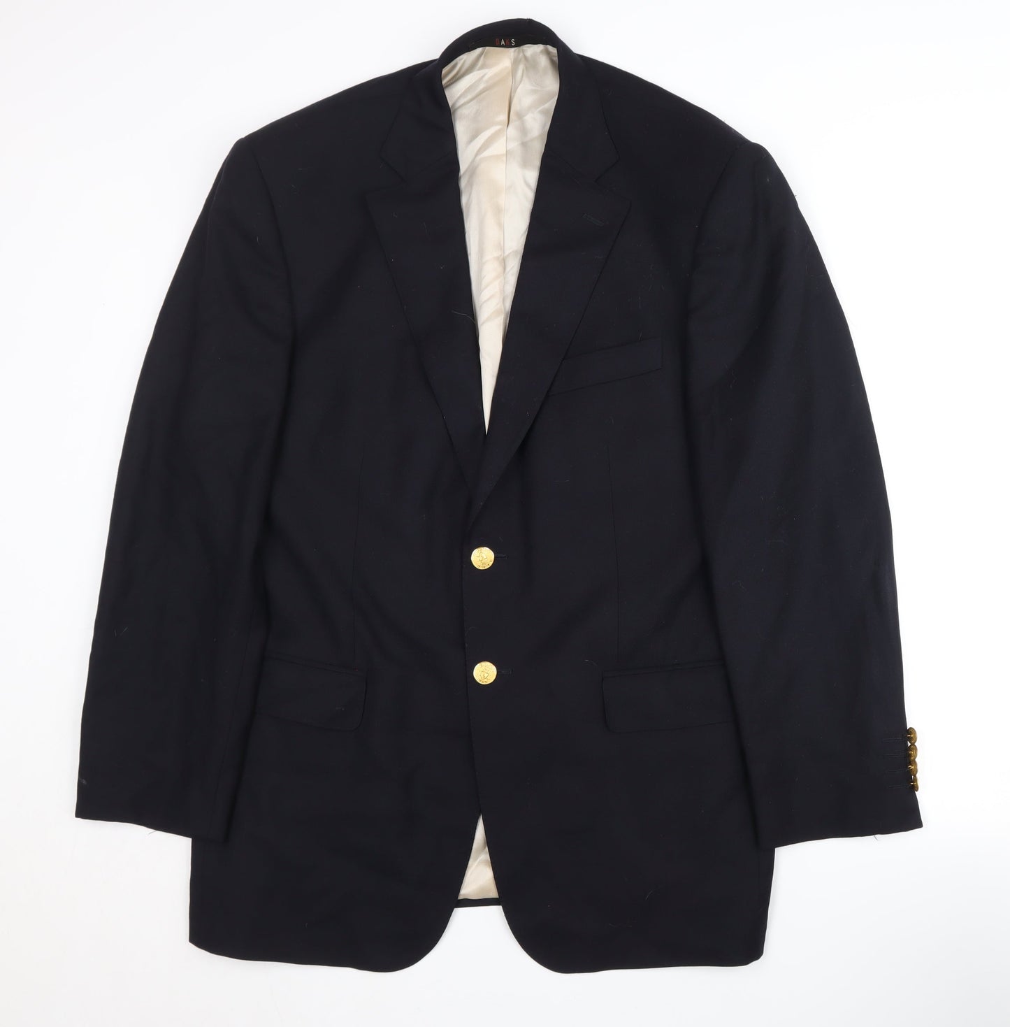 Mens UK Size 42 DAKS Regular Black Suit Jacket