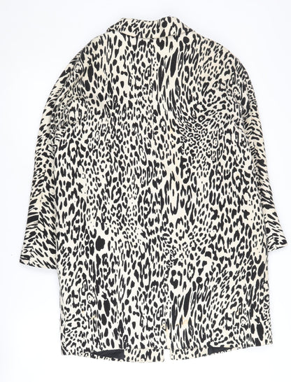 Womens UK Size M Zara Multicoloured Basic Jacket