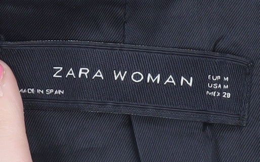 Womens UK Size M Zara Multicoloured Basic Jacket