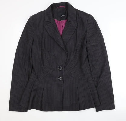 Next Women's Black Blazer Size 10 Regular Fit