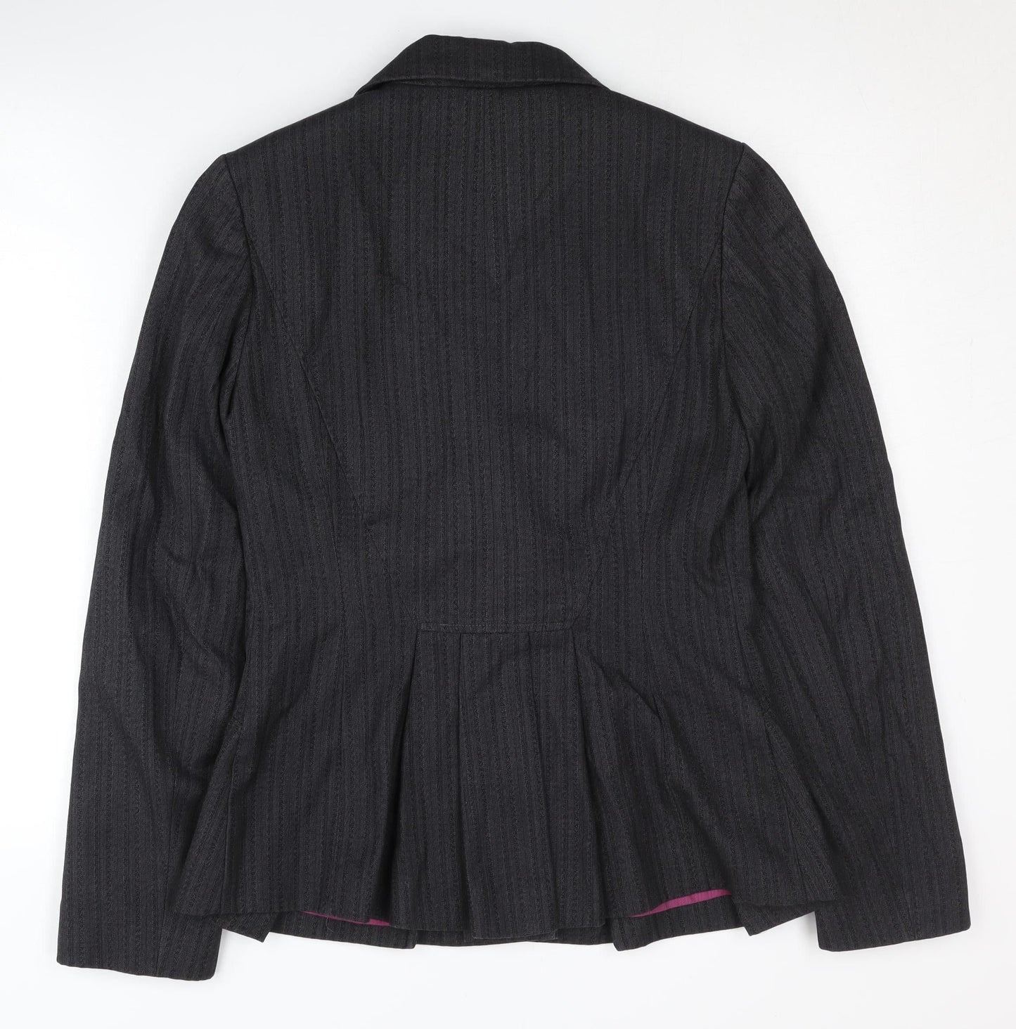 Next Women's Black Blazer Size 10 Regular Fit