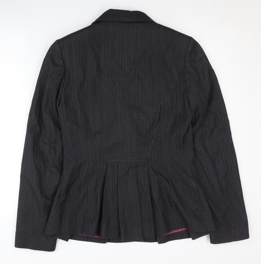 Next Women's Black Blazer Size 10 Regular Fit