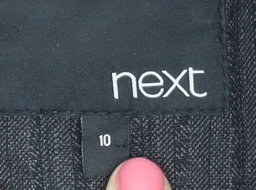 Next Women's Black Blazer Size 10 Regular Fit