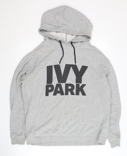 Ivy Park Women's Grey Pullover Hoodie M