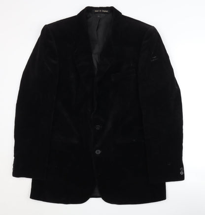 Mens UK Size 40 Burton Regular Black Suit Jacket
