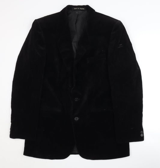 Mens UK Size 40 Burton Regular Black Suit Jacket