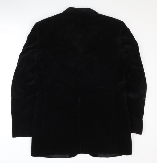 Mens UK Size 40 Burton Regular Black Suit Jacket