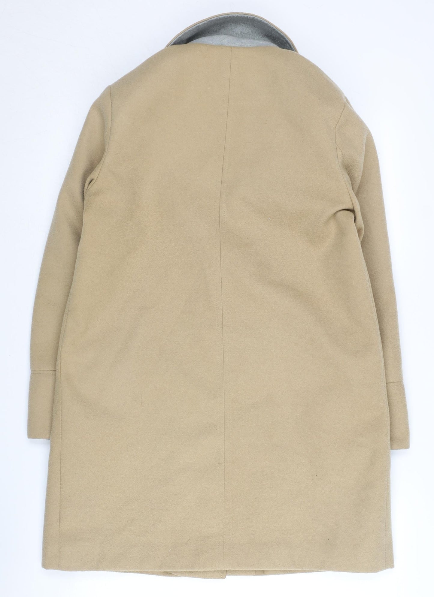 Womens UK Size 10 Topshop Beige Overcoat