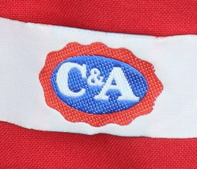 C&A Women's Red Blazer Size 16 Double Breasted