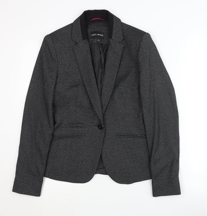Next Petite Women's Black Blazer, Size 10, Lined, Workwear