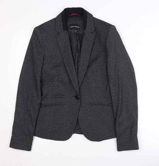 Next Petite Women's Black Blazer, Size 10, Lined, Workwear