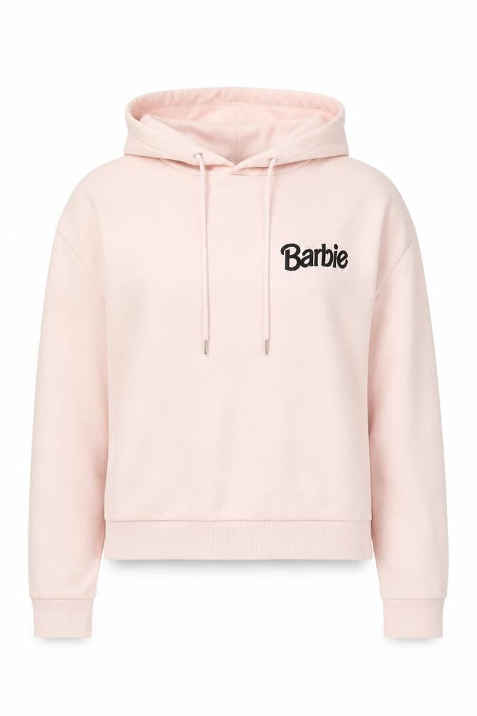 Womens UK Size L Barbie Pink Pullover Hoodie
