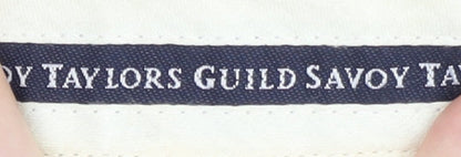 Savoy Taylors Guild Men's Grey Pleated Trousers 42R