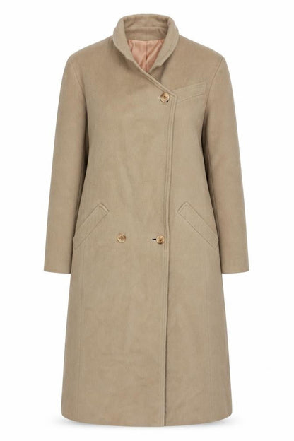 Womens UK Size 10 Wallis Beige Overcoat