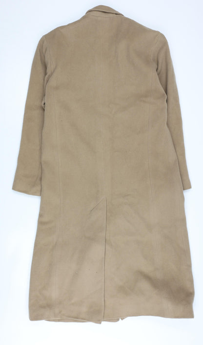 Womens UK Size 10 Wallis Beige Overcoat