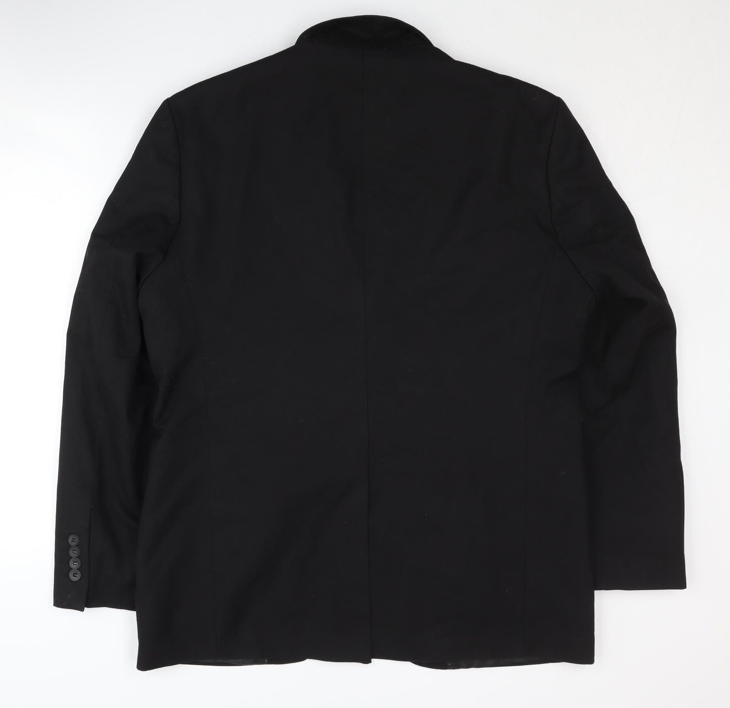 Mens UK Size 40 boohooMAN Regular Black Suit Jacket