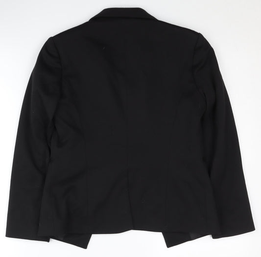 Miss Selfridge Women's Black Blazer Size 8 Slim Fit