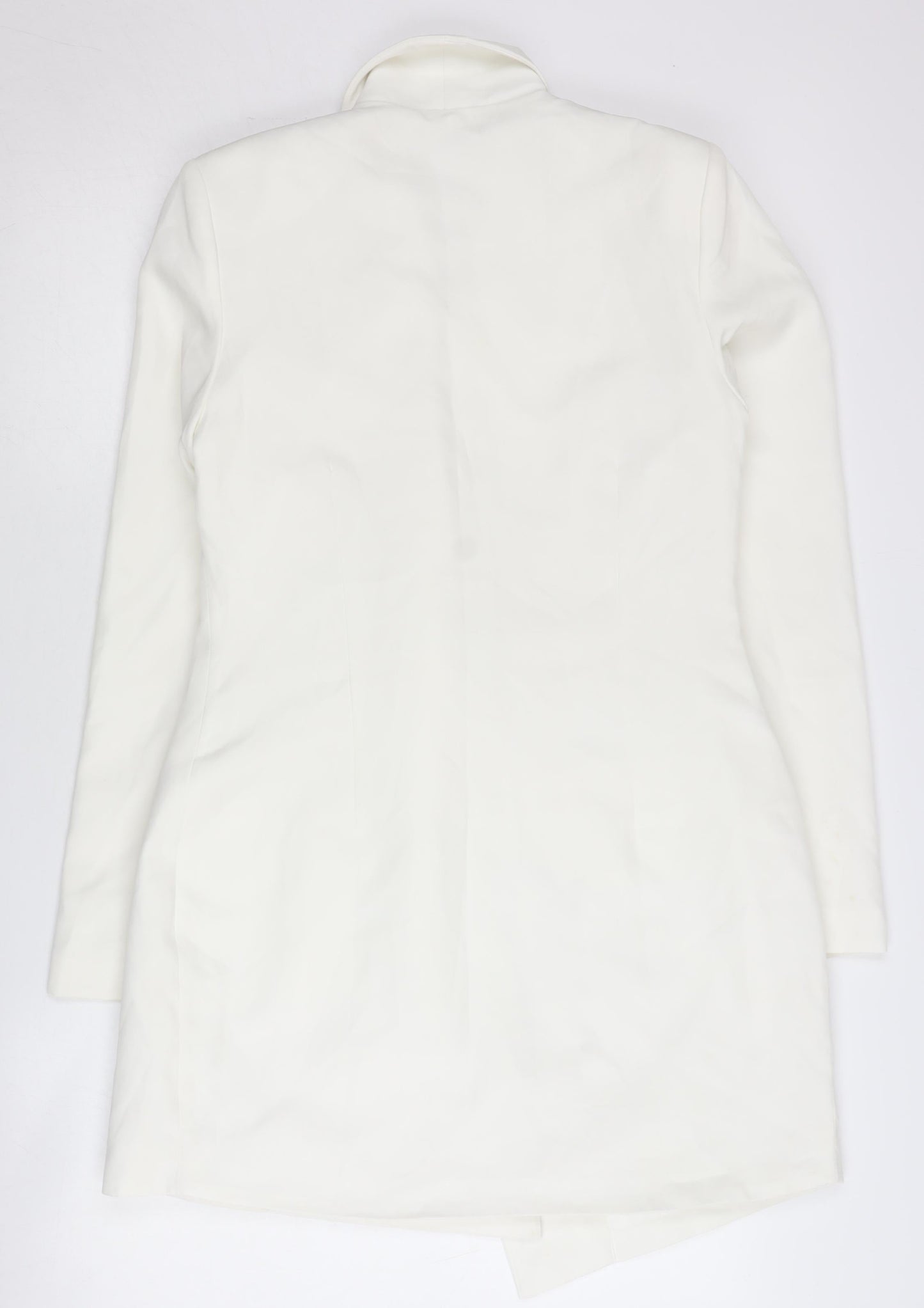 PrettyLittleThing Women's White Regular Blazer UK 10