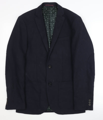 Mens UK Size 36 NEXT Regular Blue Suit Jacket