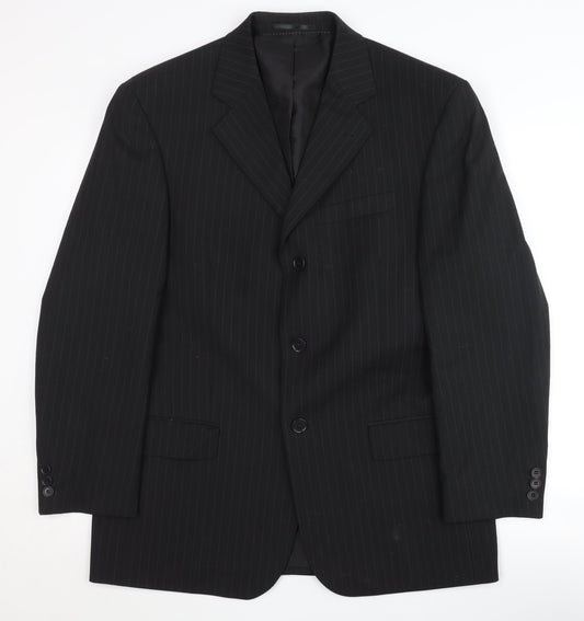Mens UK Size 40 Suithouse Regular Black Suit Jacket