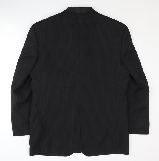Mens UK Size 40 Suithouse Regular Black Suit Jacket