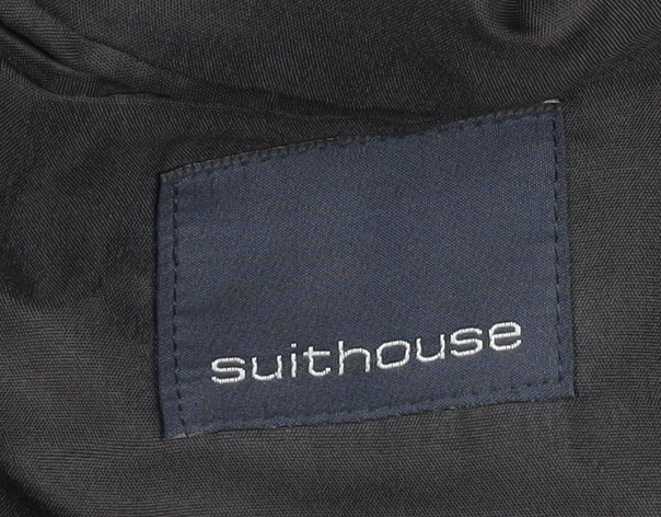 Mens UK Size 40 Suithouse Regular Black Suit Jacket