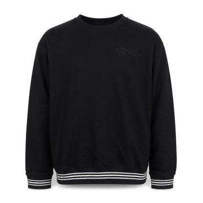 SDX Men's Black Embroidered Sweatshirt M