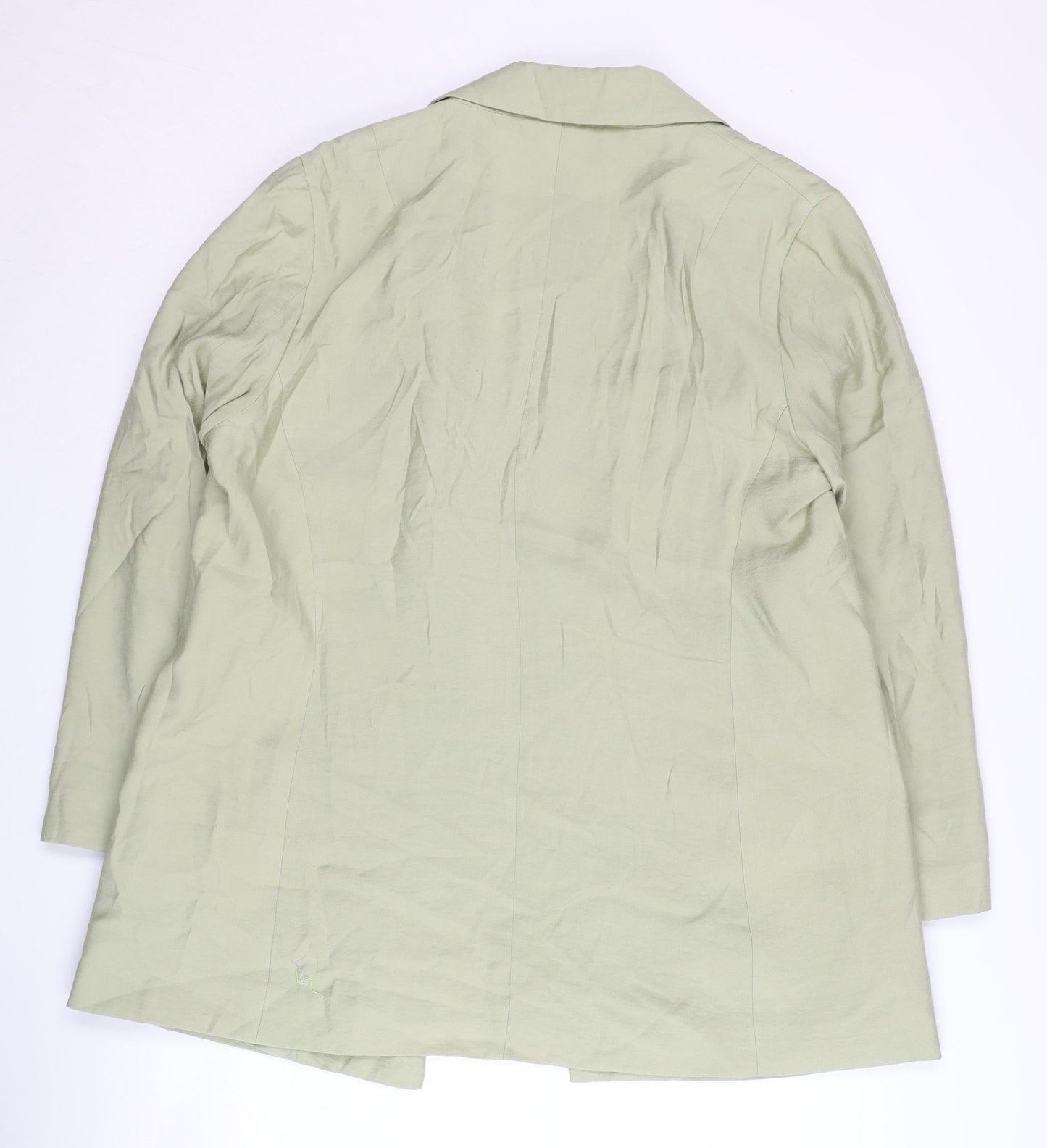 Next Women's Green Blazer, Size 16, Lined, Long Sleeve