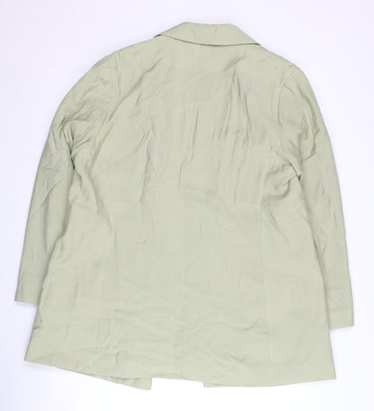 Next Women's Green Blazer, Size 16, Lined, Long Sleeve