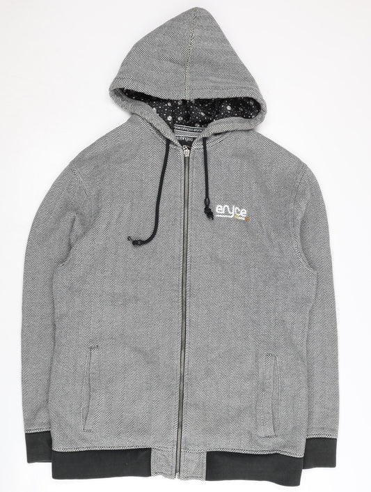 Mens UK Size L enyce Black Basic Jacket