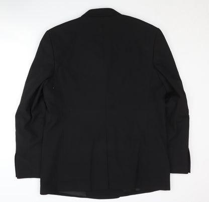 Mens UK Size 42 Zara Regular Black Suit Jacket