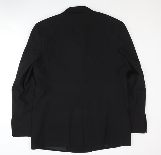 Mens UK Size 42 Zara Regular Black Suit Jacket