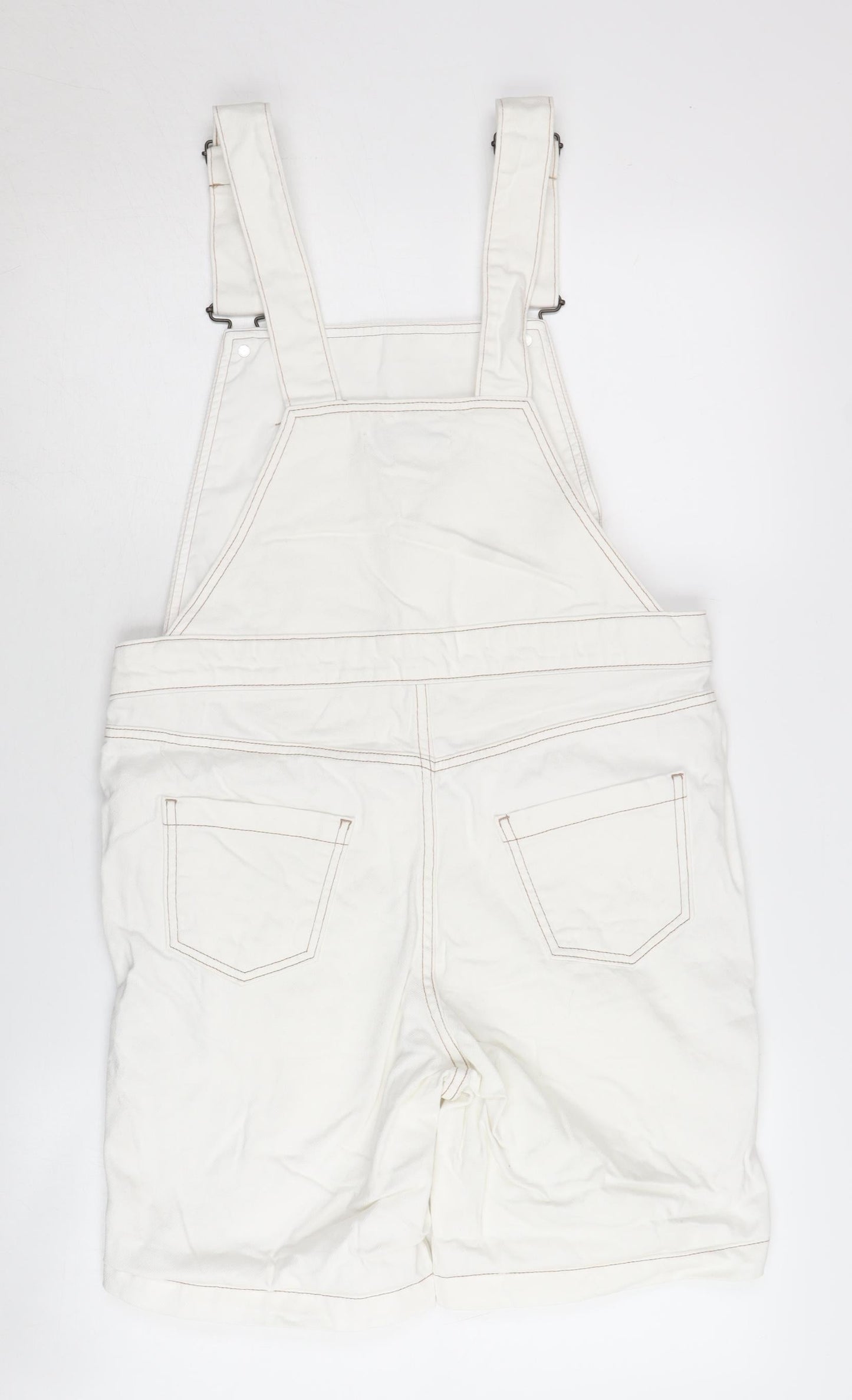White Stuff Women's White Dungaree Size 10 Casual