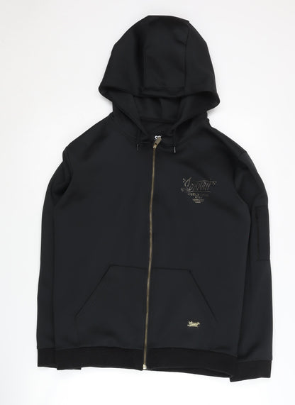 Sonneti Boys Black Full Zip Hoodie 13-15 Years