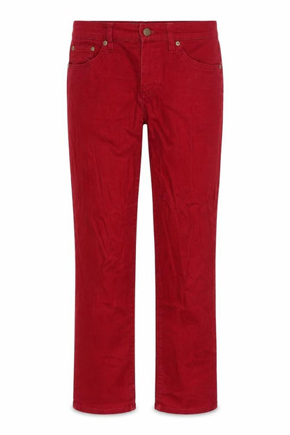 Womens UK Size 10 Lauren Ralph Lauren Regular Fit Straight Red Jeans
