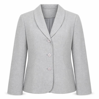 Womens UK Size 12 Eastex Regular Grey Blazer