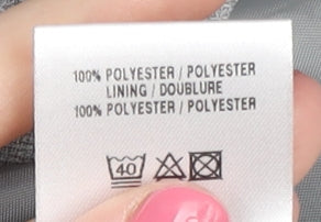 Eastex Women's Grey Blazer UK Size 12 Shawl Collar