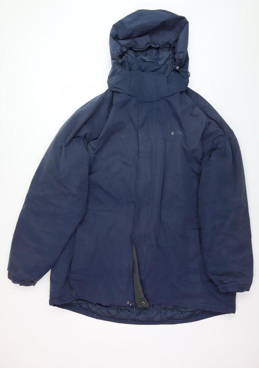 Mens UK Size 2XL Mountain Warehouse Blue Parka Coat