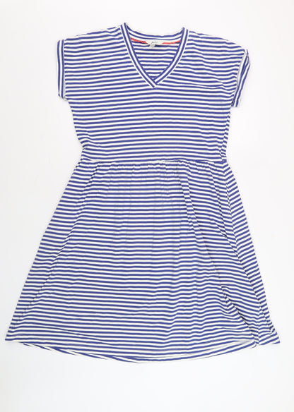 Joules Women's Multicoloured Striped Dress Size 8