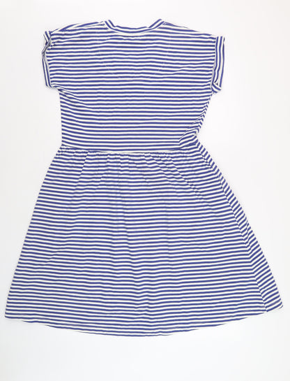 Joules Women's Multicoloured Striped Dress Size 8