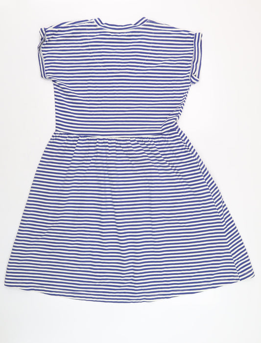 Joules Women's Multicoloured Striped Dress Size 8