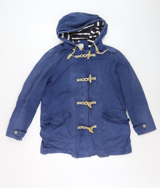 Womens UK Size 12 Seasalt Cornwall Blue Rain Coat