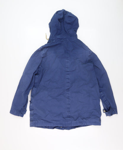 Womens UK Size 12 Seasalt Cornwall Blue Rain Coat