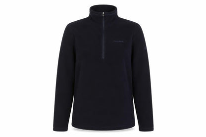 Womens UK Size 10 Craghoppers Black 1/4 Zip Sweatshirt