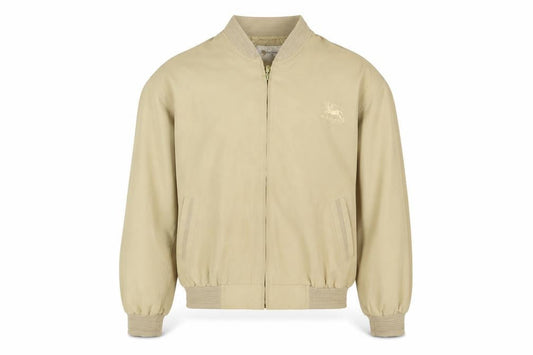 Mens UK Size M Cantarana Beige Bomber Jacket