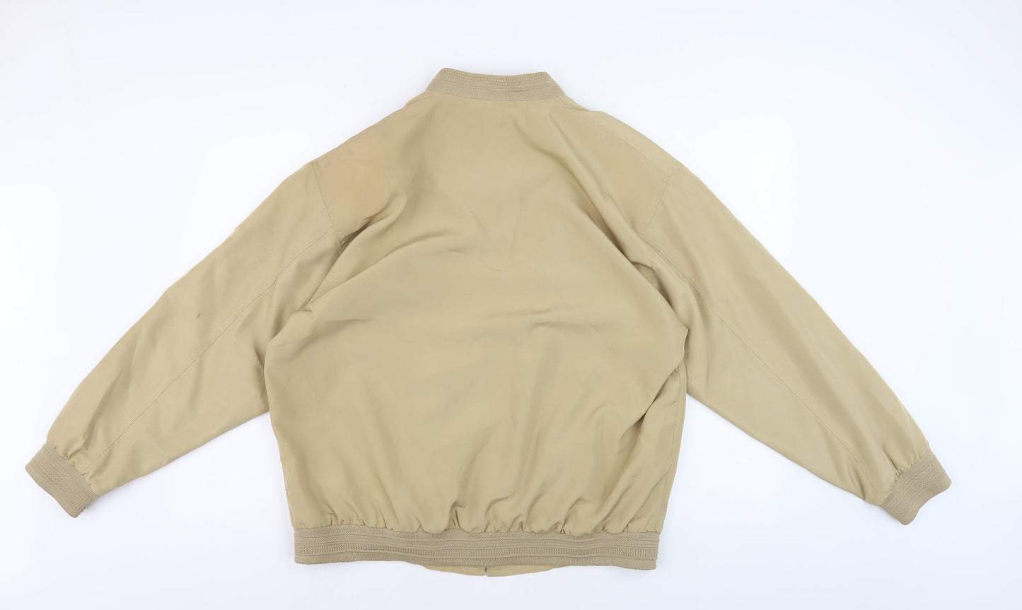 Mens UK Size M Cantarana Beige Bomber Jacket