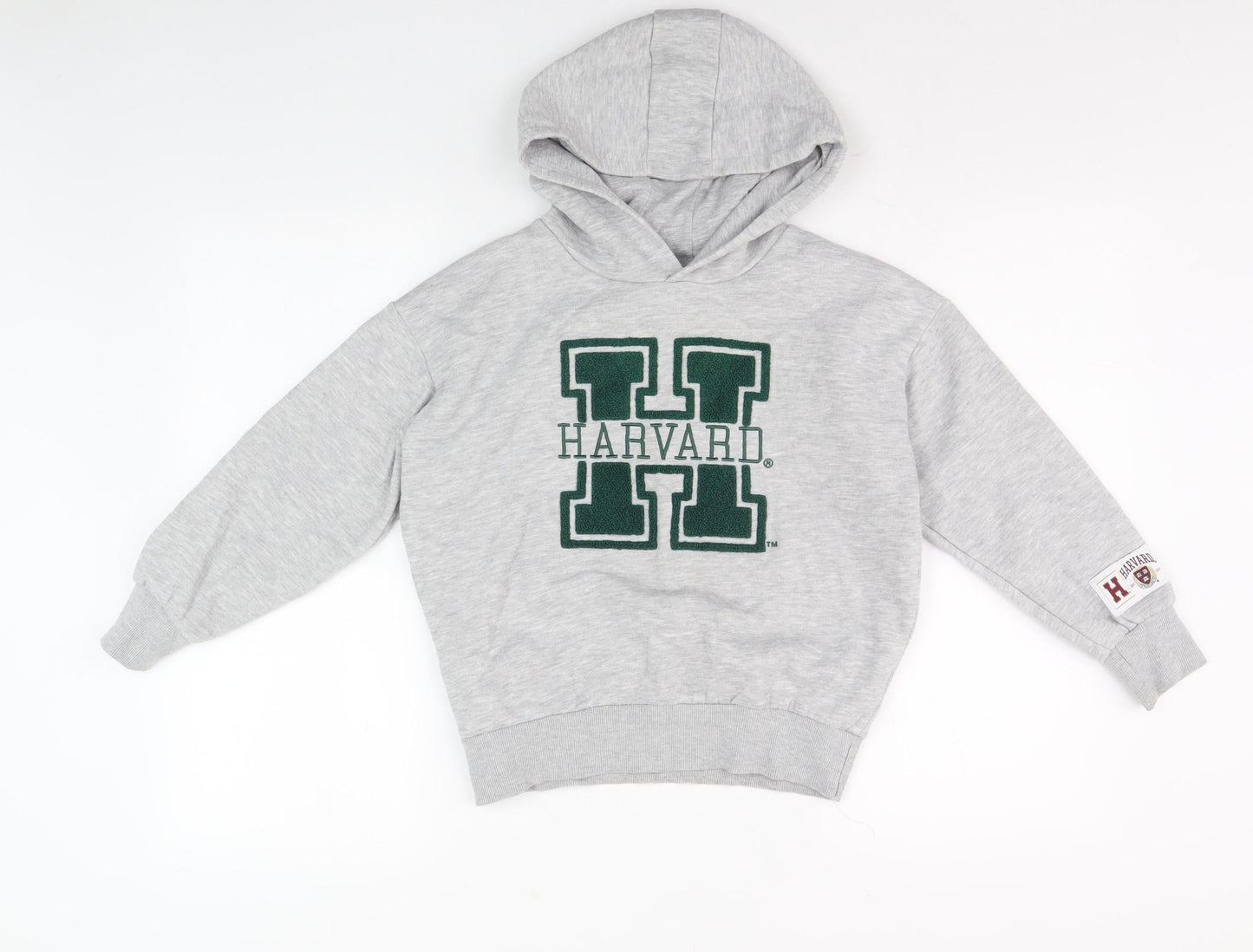 Harvard Boys Grey Pullover Hoodie Size 8-9 Years
