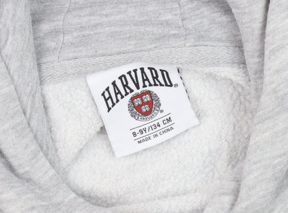 Harvard Boys Grey Pullover Hoodie Size 8-9 Years